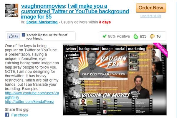 fiverr outsourcing facebook background