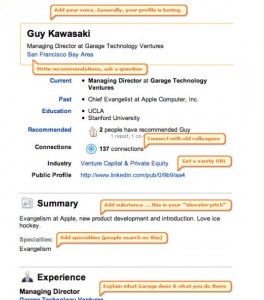 how to linkedin profile
