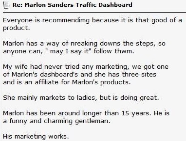 marlon sanders trafficdashboardreview